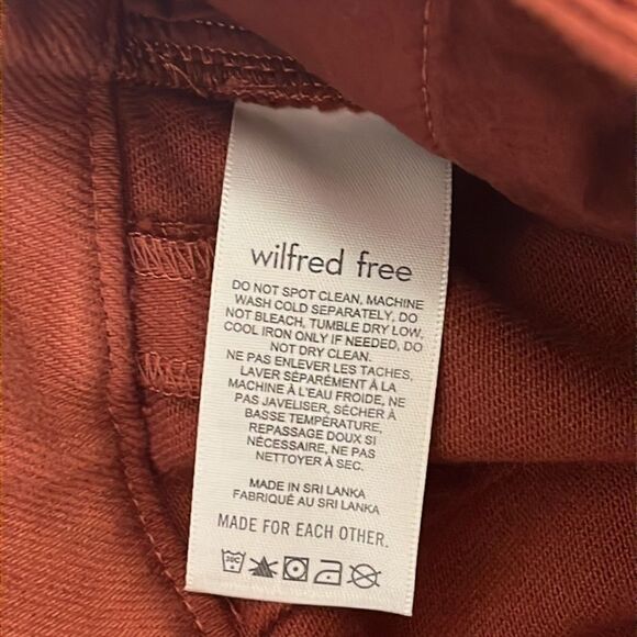 ⚡️Wilfred Free Modern Cargo Pant in rust red - size 0 - Picture 12 of 15